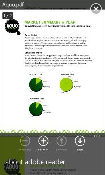 Adobe Reader pour Windows Phone 7
