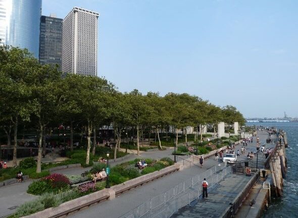 Battery Park depuis le ferry - Imagine Cup 2011