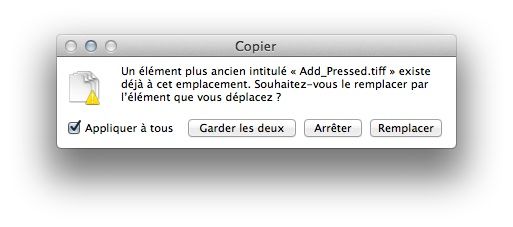 Capture d'écran - Ecrasement des fichiers de iCal