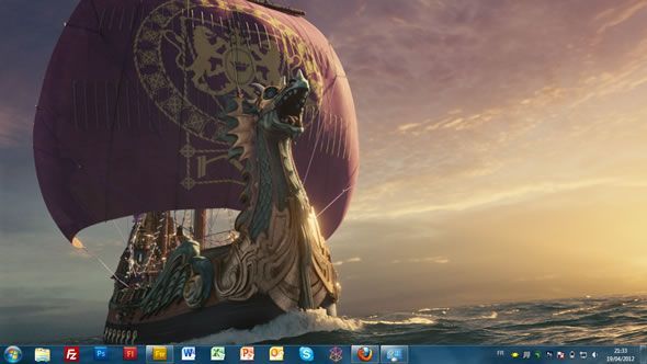 Capture d'écran - Le monde de Narnia, thème visuel officiel Windows 7