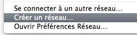 Capture d'écran - Réseau adhoc Mac vers Mac