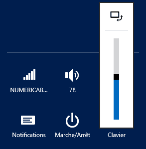 Capture d'écran - Paramètres de l'écran, Windows 8