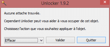 Capture d'écran - Unlocker en pleine action