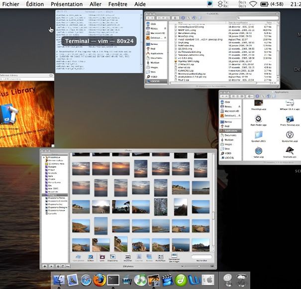 Capture d'écran - Expose sur Mac OS X [nemako.net]